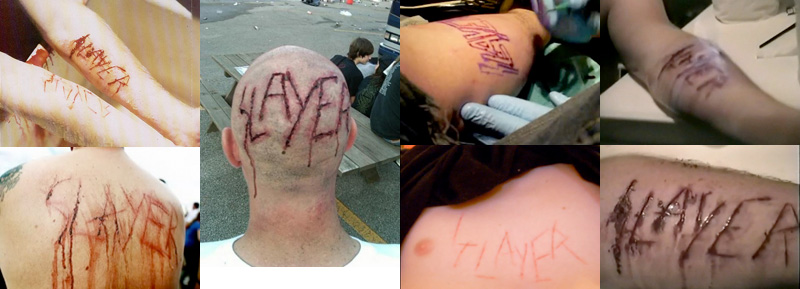 SLAYER self harm