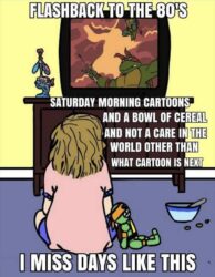 Saturday Morning Cartoons in the 80s