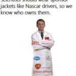 Scientists sponsor jackets like Nascar drivers