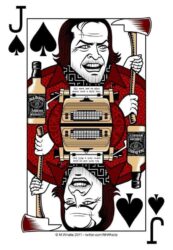 Shining Jack Nicholson Card