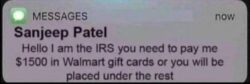 Stupid IRS Scammer