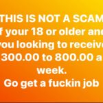 THIS IS NOT A SCAM