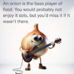 The Bass Player Is The Onion Of Music