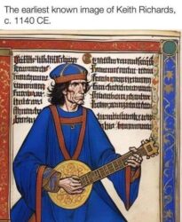 The Earliest Known Image of Keith Richards