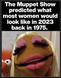 The Muppet Show 2023 Blonde Bimbo