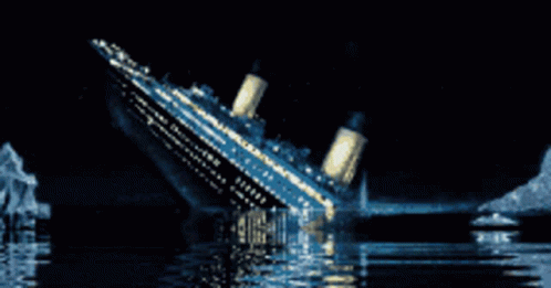 Titanic sinking GIF