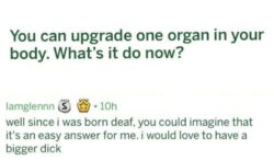 Upgrade One Organ In Your Body