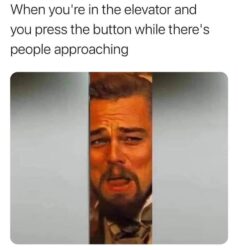 Wanting To Be Alone In The Elevator