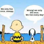 We Only Die Once - We Live Every Day
