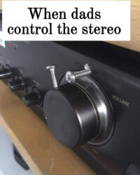 When Dads Control The Stereo