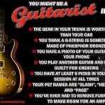 You Might Be a Guitarist if