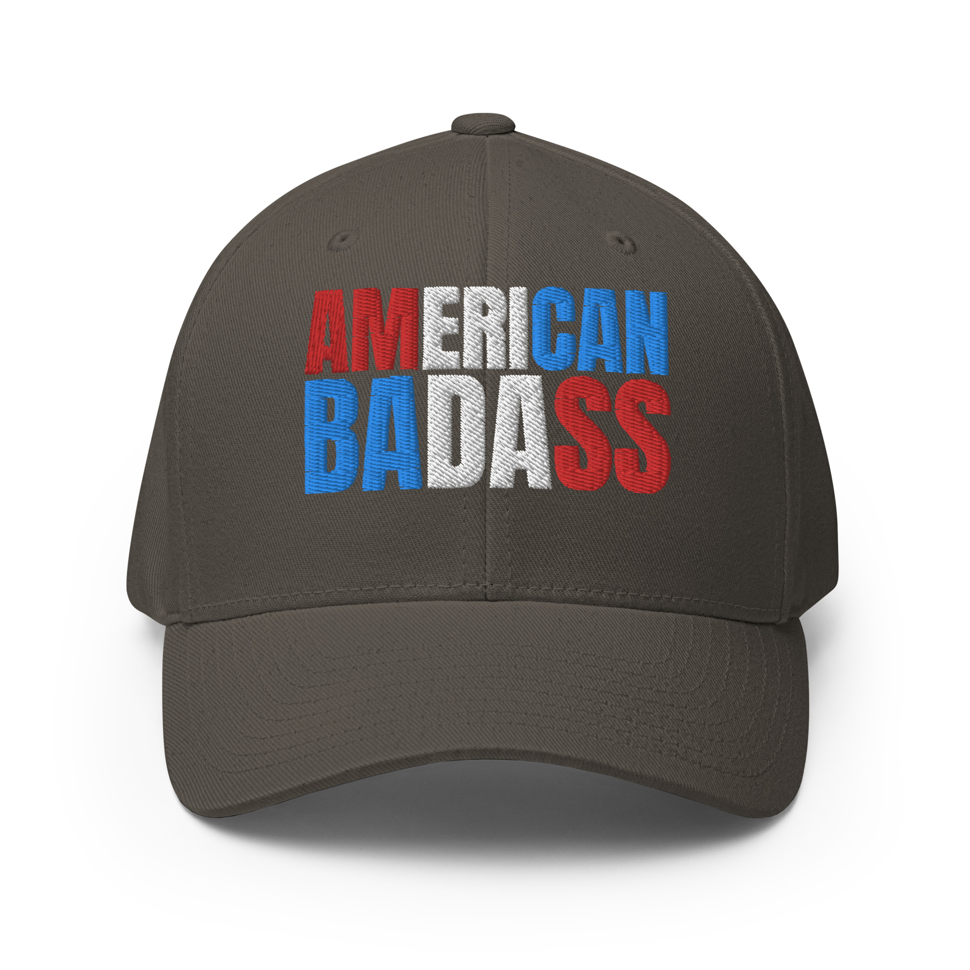 Kid Rock AMERICAN BADASS (Red, White & Blue patriotic version) Embroidered Flexfit Baseball Cap - Image 8