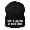 Cough Syrup beanie (embroidered)