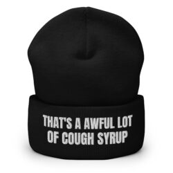 Cough Syrup beanie (embroidered)