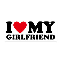 I Love My Girlfriend I Heart My Girlfriend GF Magnet