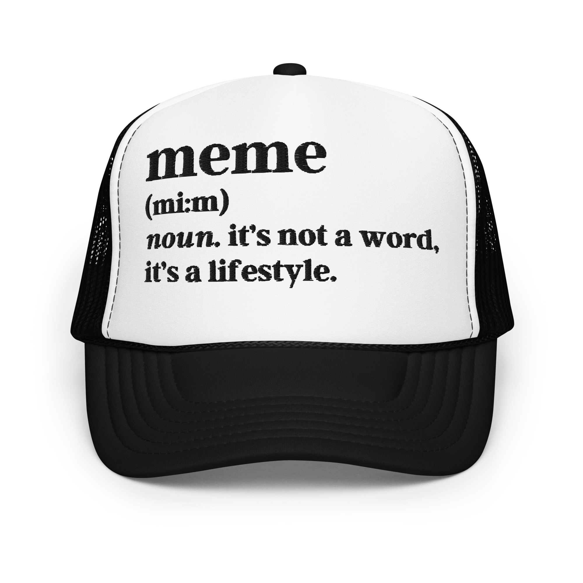 MEME Trucker Hat (Embroidered)