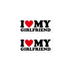 Alternative view of I Love My Girlfriend I Heart My Girlfriend GF Sticker Pack