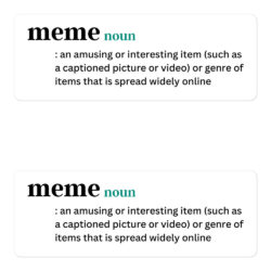 MEME Definition Sticker Pack