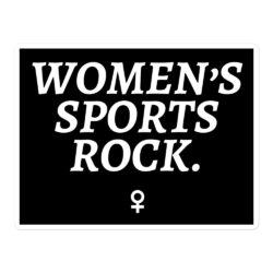 WOMEN'S SPORTS ROCK Sticker