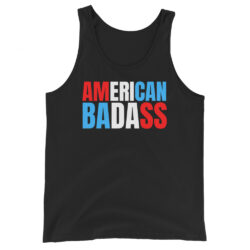 Kid Rock AMERICAN BADASS (Red, White & Blue patriotic version) Tank Top
