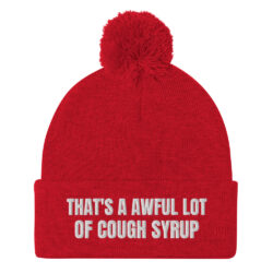 Cough Syrup Pom-Pom Beanie (embroidered) - Image 4