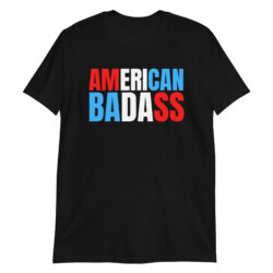 Kid Rock AMERICAN BADASS (Red, White & Blue patriotic version) T-Shirt