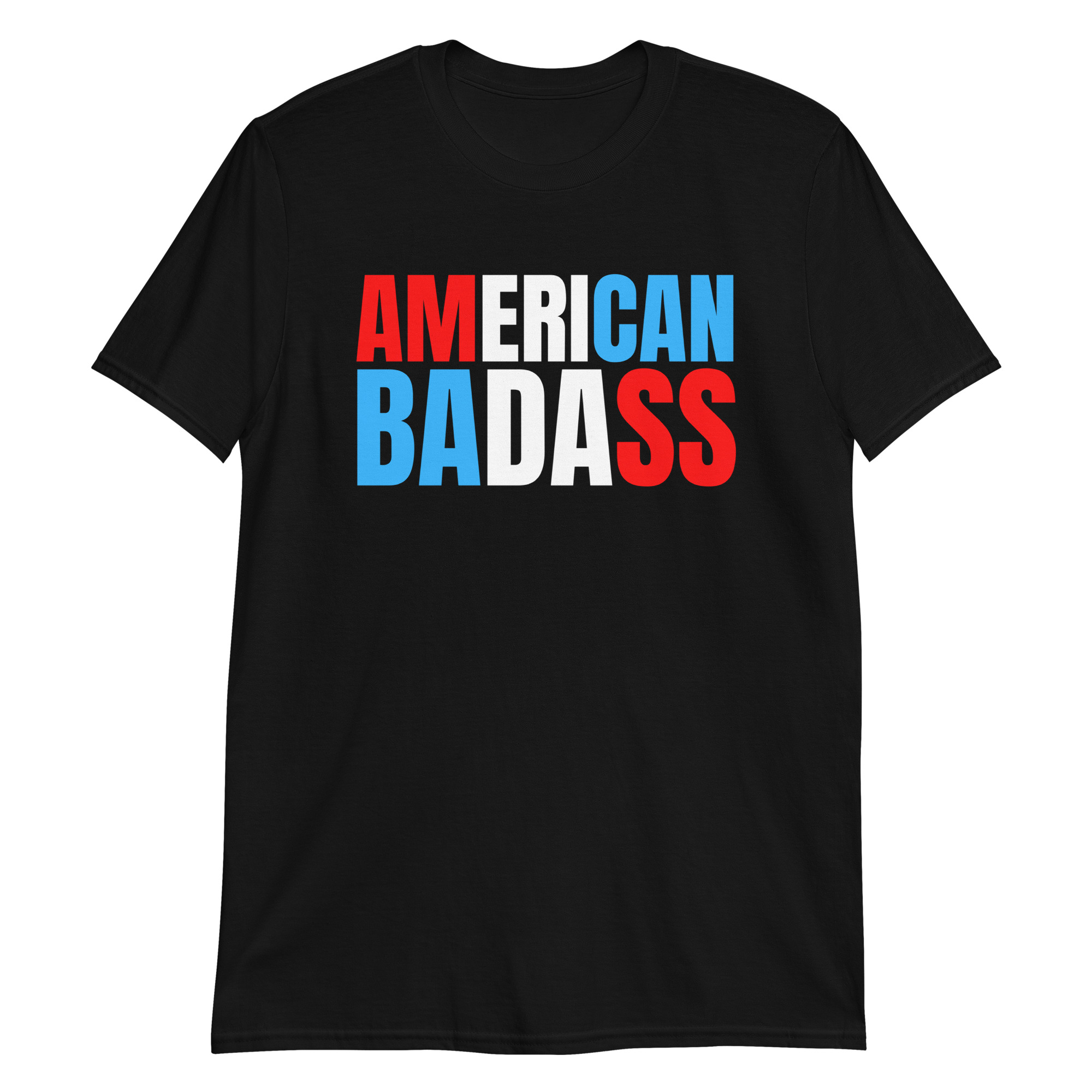 Kid Rock AMERICAN BADASS (Red, White & Blue patriotic version) T-Shirt