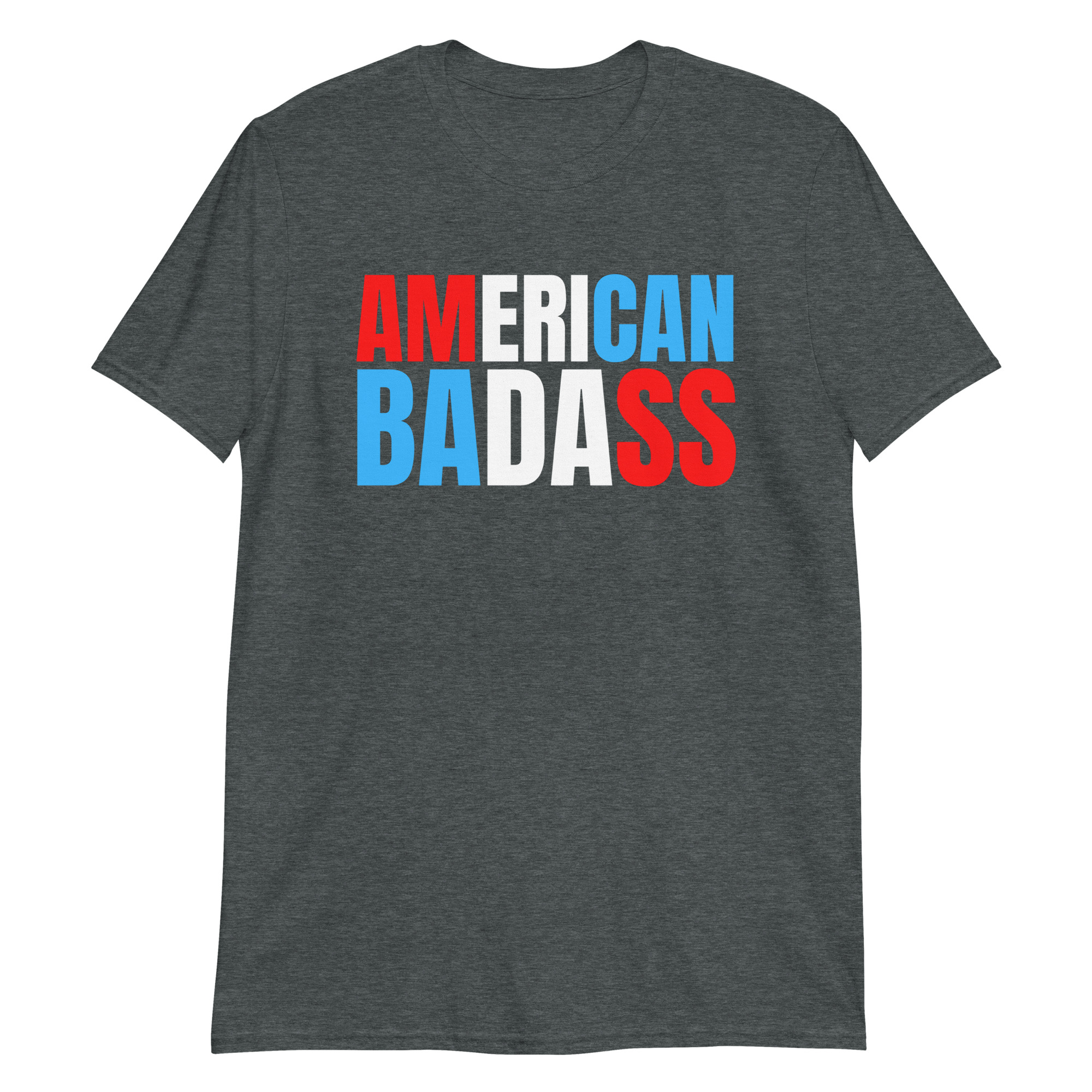 Kid Rock AMERICAN BADASS (Red, White & Blue patriotic version) T-Shirt - Image 4
