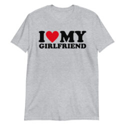 Alternative view of I Love My Girlfriend I Heart My Girlfriend (in black letters) T-Shirt