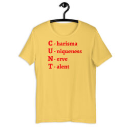 Haewon CUNT Charisma Uniqueness Nerve Talent shirt