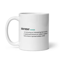 MEME Definition coffee mug