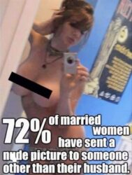 72% of Married Women have sent a Nude Picture to someone other than their husband