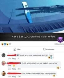A $250K Parking Ticket