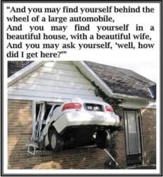 A Large Automobile in a Beautiful House