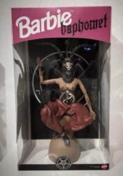 Barbie Baphomet figure
