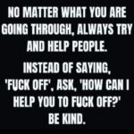 Be Nice For Once meme