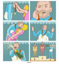 Bronze Medal Third Place Celebration meme