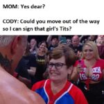 Cody Rhodes Fan's Tits