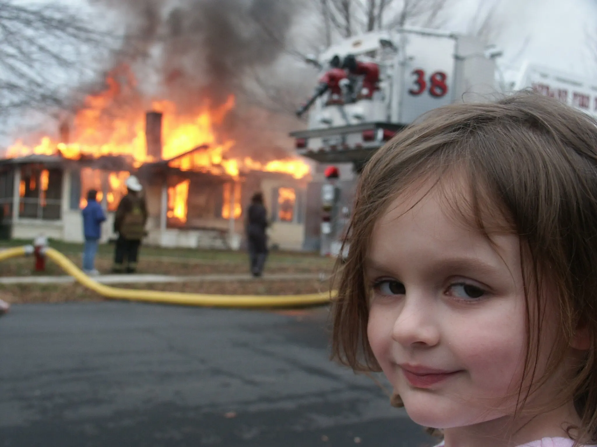 Disaster Girl meme nft - photographer Dave Roth