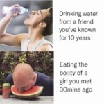 Eating a Booty is safer than Drinking Water