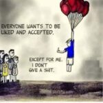 Everyone Wants To Be Accepted Except For Me I Don't Give A Shit