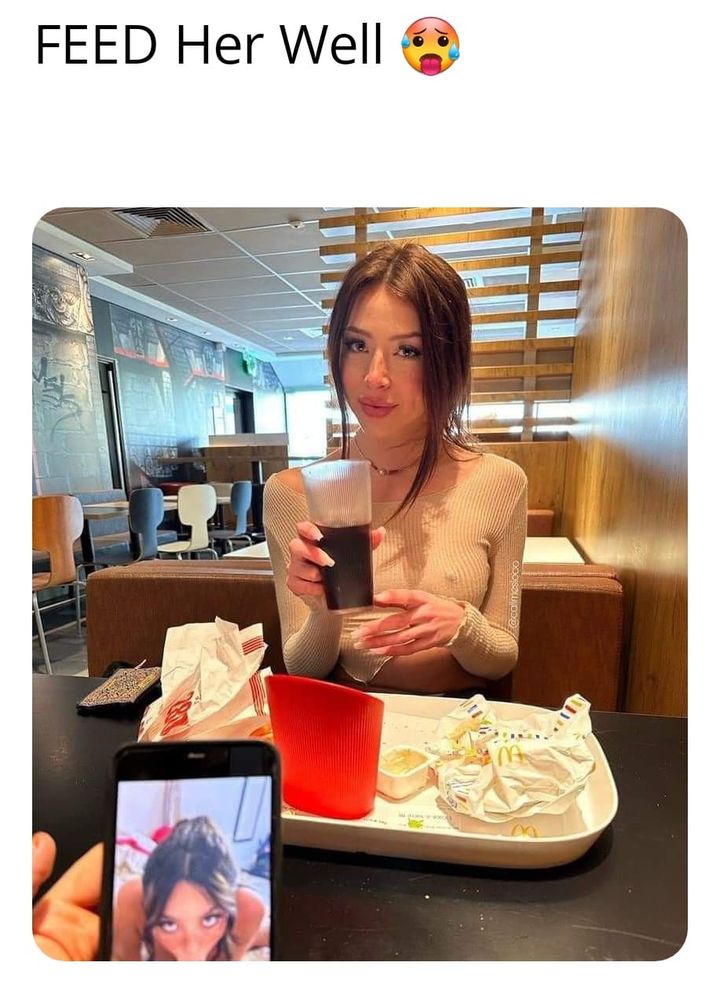 Feed Her Well - McDonalds blowjob date