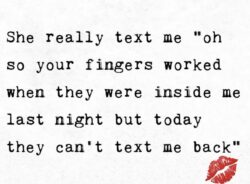 Fingering over Texting