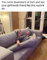 Flexible Wide-Open Girlfriend's Friend Legs