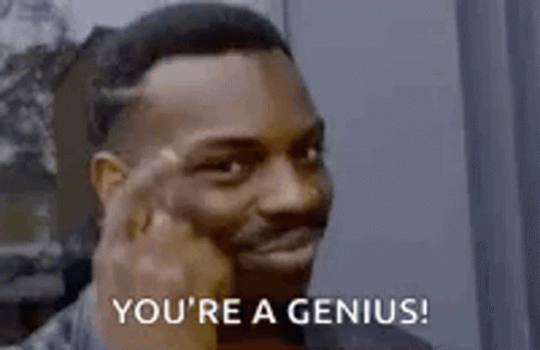 Genius Think Eddie Murphy meme GIF