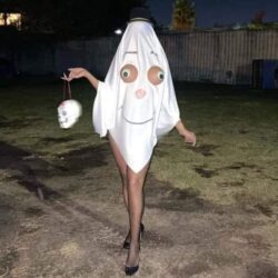 Halloween Sexy Eyes bOObs Costume