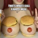 Happy Meal - Two McTitties and two milkshakes