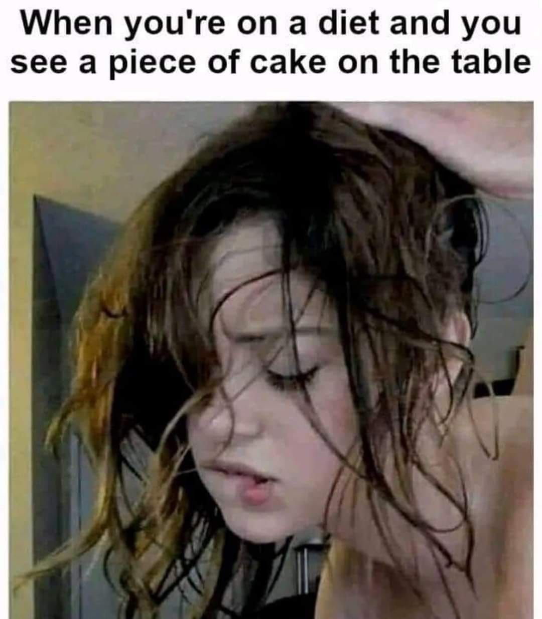 Hardcore Porn Face Craving Piece Of Cake meme