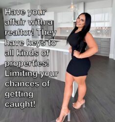 Have your affair with a realtor