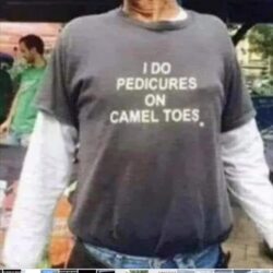 I Do Pedicures On Camel Toes shirt